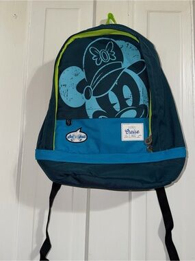 NWT Disney Cruise Line Kids Navy & Teal Mickey Mouse Backpack Disney character